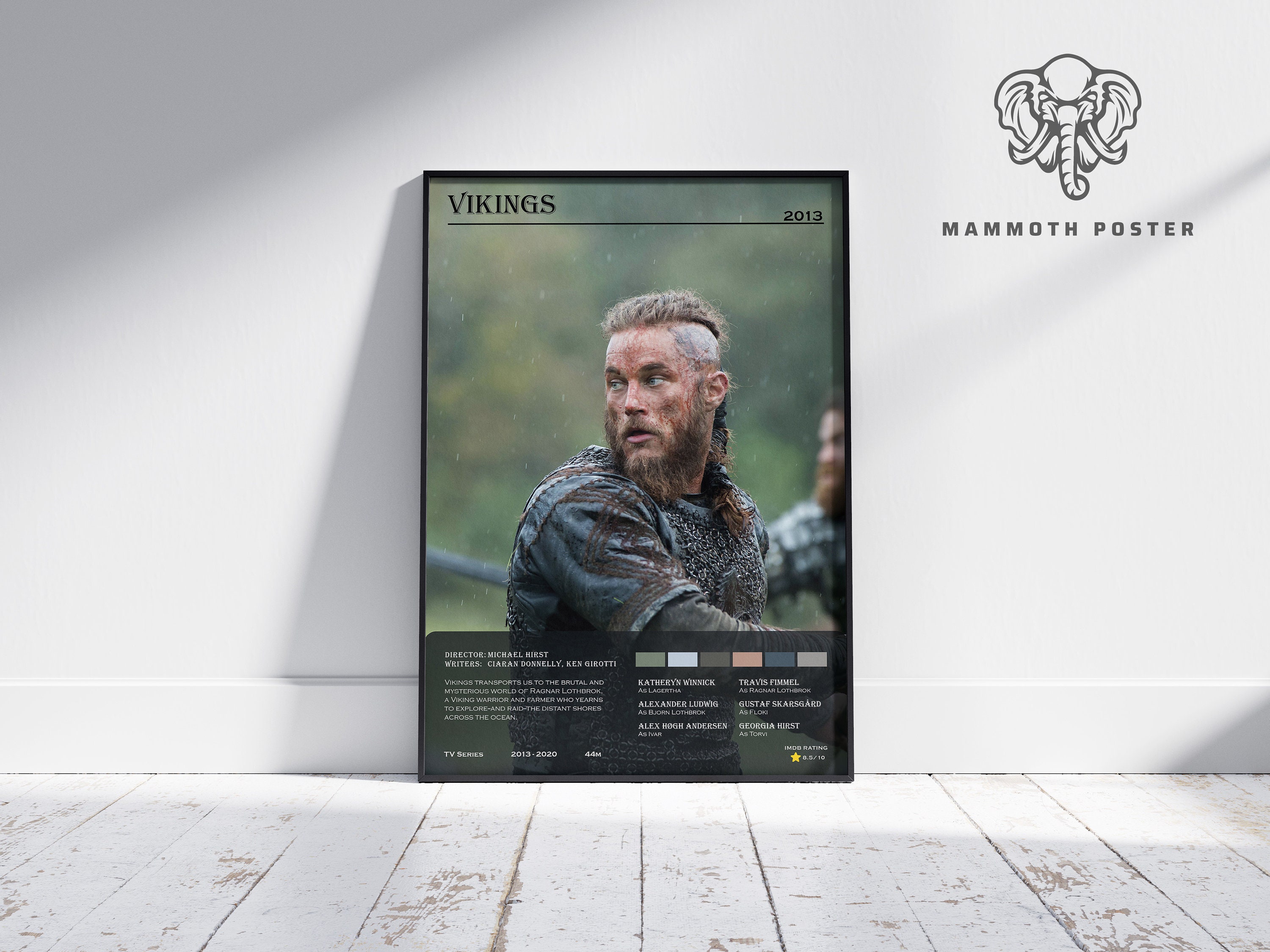  Ragnar Bjorn Lagertha Poster, Vikings TV Show 4K Wallpaper,  Vikings TV Show Print Art, Vikings TV Show TV Series, Ragnar Bjorn Print  Art : Handmade Products