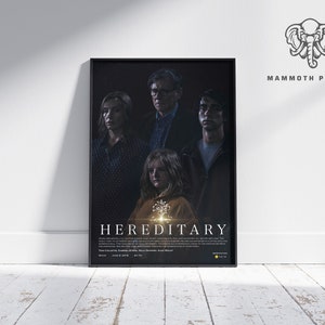 Hereditário | Ari Aster | Pôster de filme minimalista | Decoração retrô vintage | Pôster personalizado | Impressão de arte de parede |