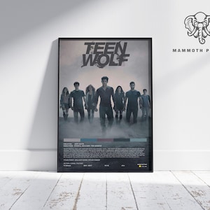 Teen Wolf | Digital Print Poster | Minimalist TV Series | Vintage Retro Home Decor | Custom Download Poster | Wall Art Print |