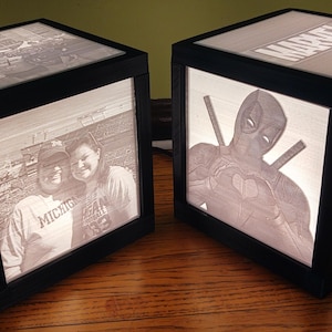 Custom lithophane picture box