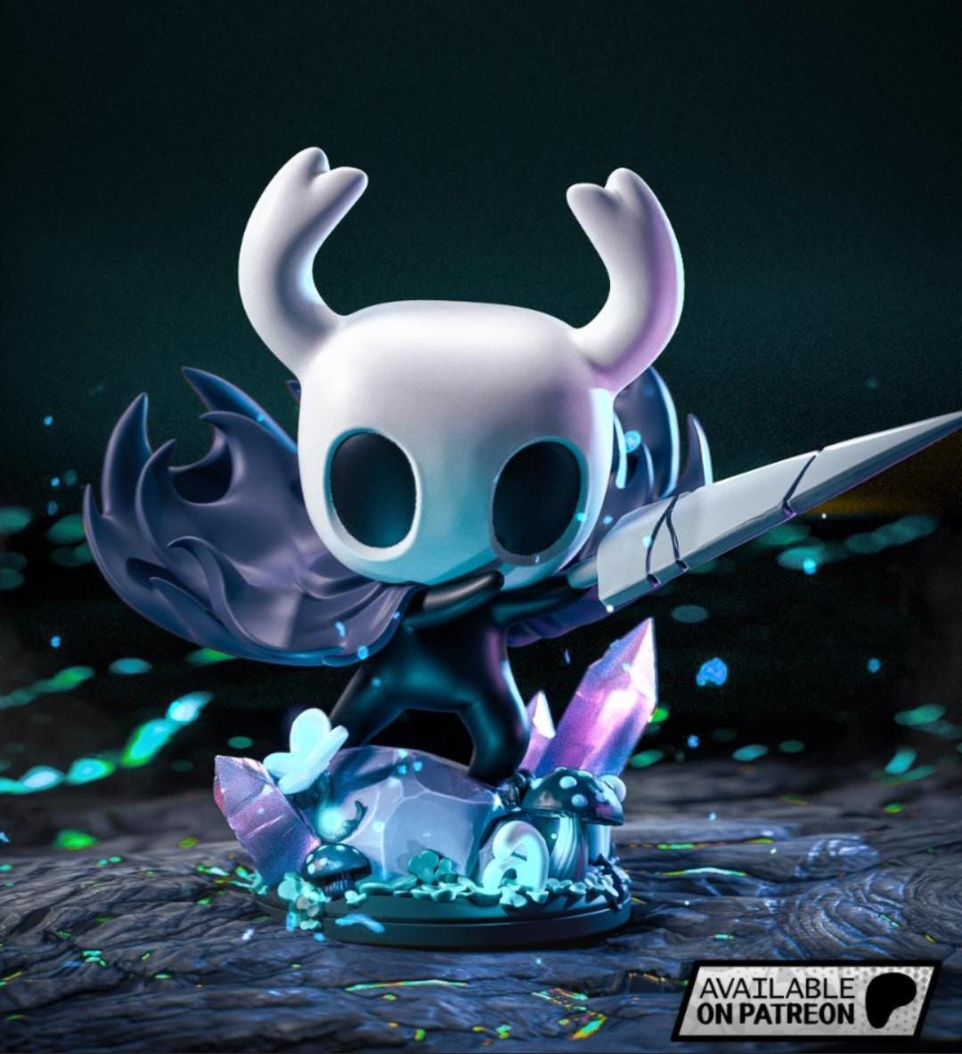 Hollow Knight - the Knight Resin Figure - Etsy