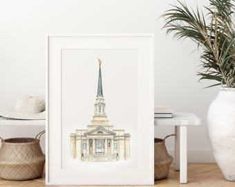 Richmond Virginia LDS Temple - Digital Download Wall Art