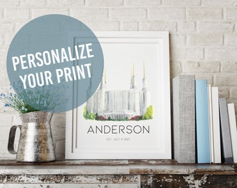 Washington D.C LDS Temple - Custom Digital Download Wall Art