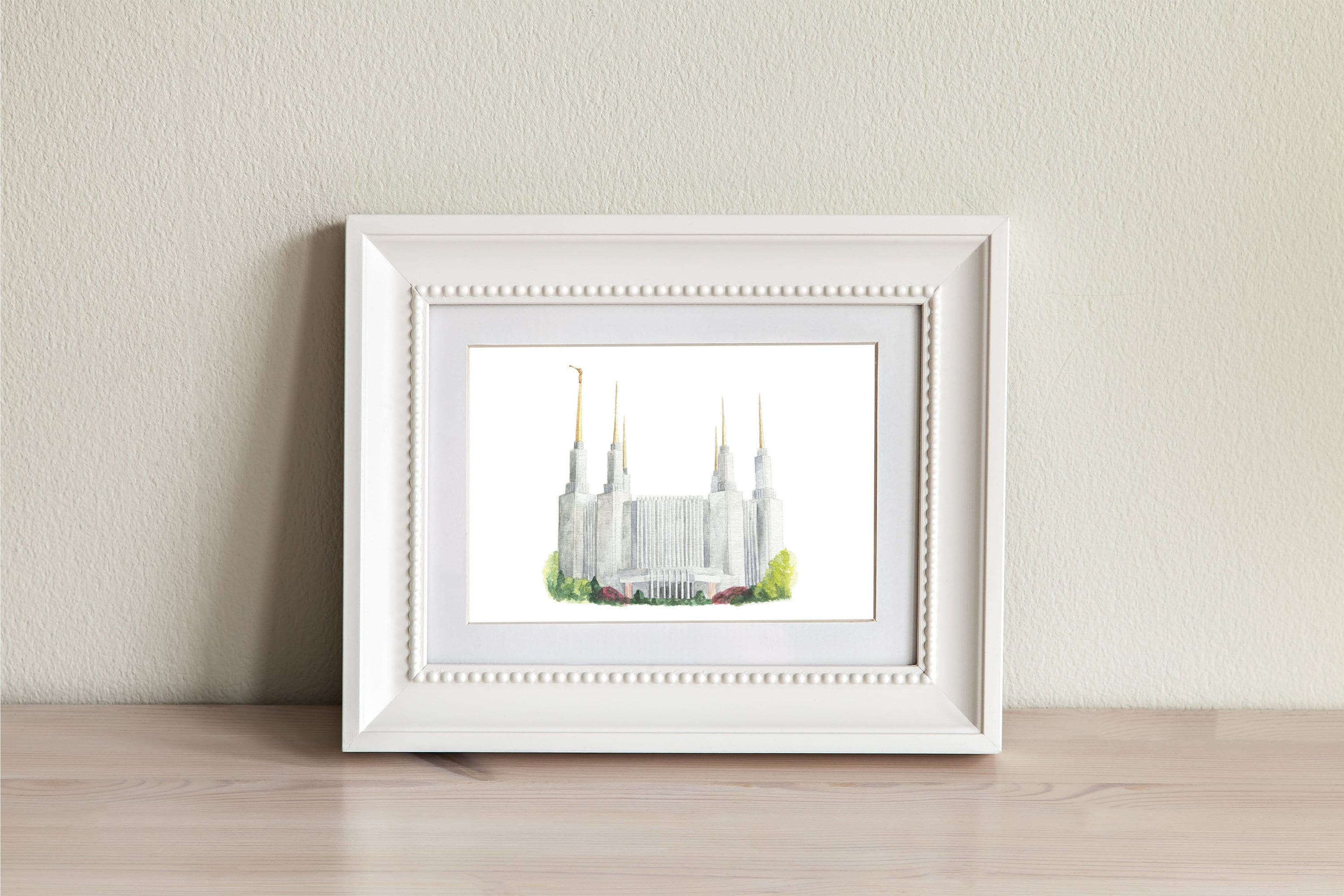 Washington D.C LDS Temple - Printable Watercolor Wall Art - Etsy