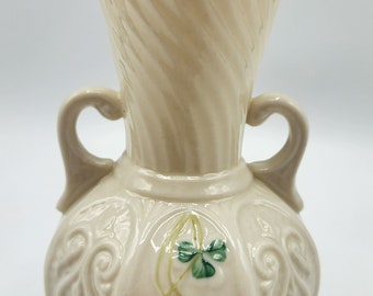 Vintage Belleek Irish Porcelain Vase