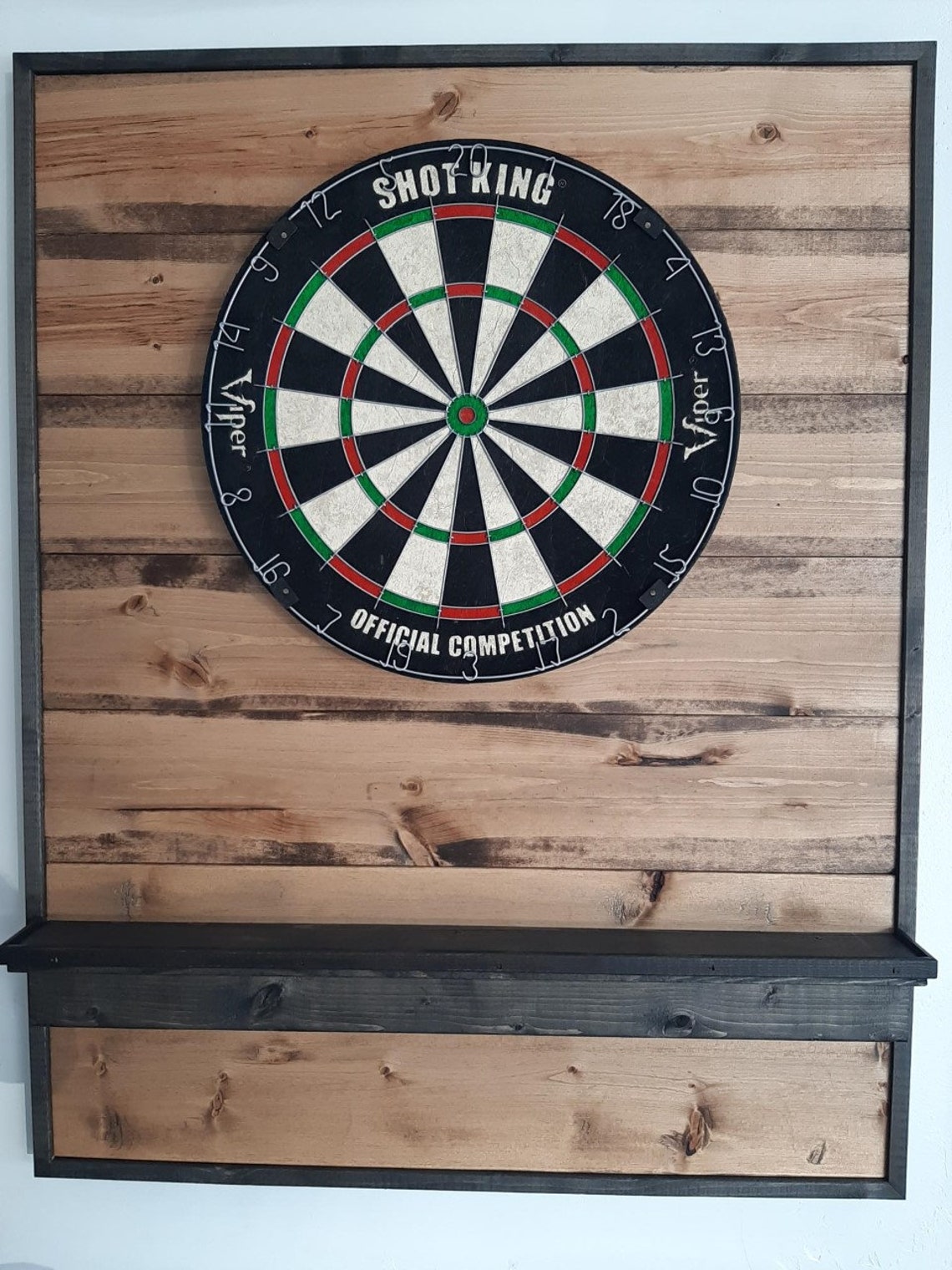 Handmade Custom Wood Dartboard Backboard Home Bar Dart Board Etsy