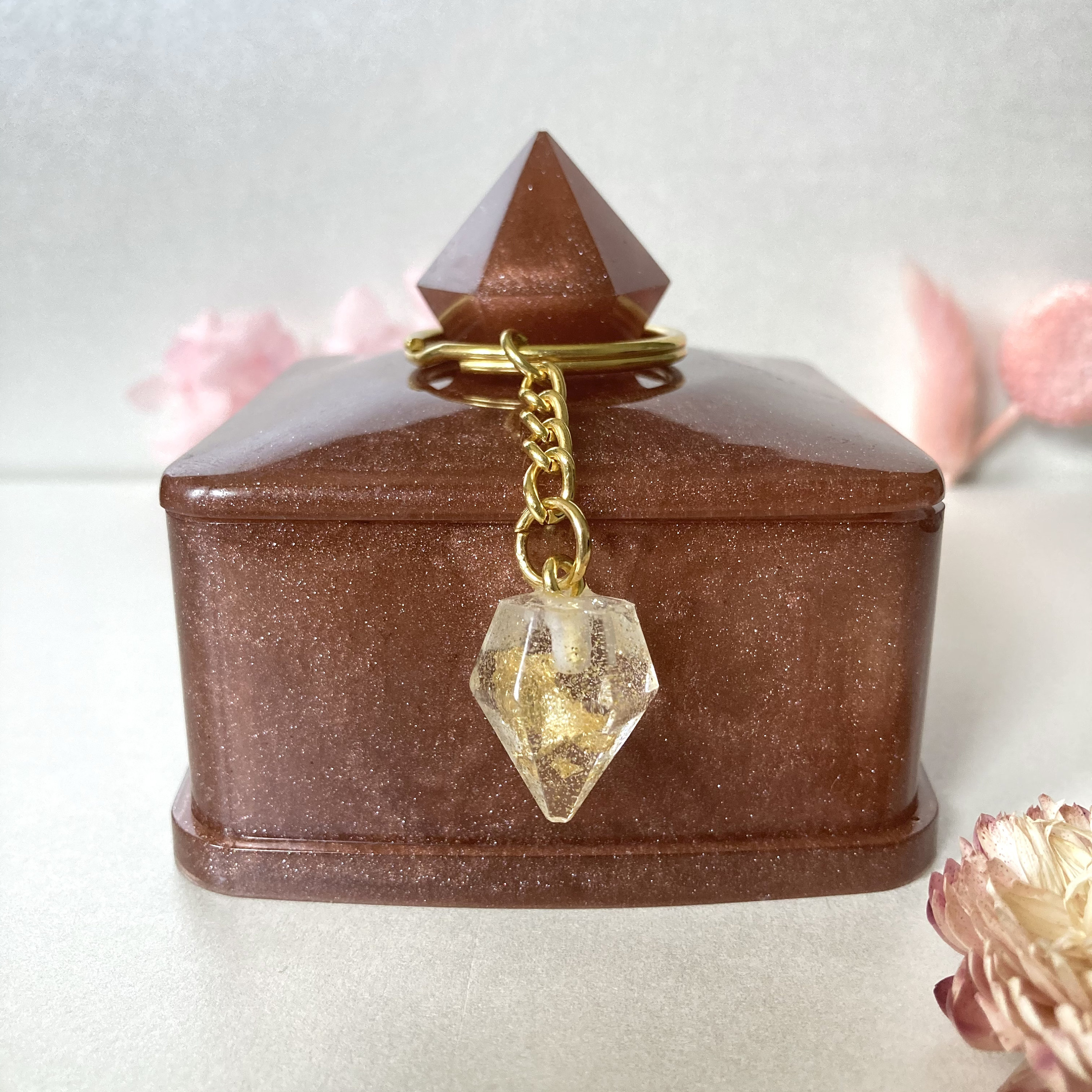 Resin Jewelry Box Trinket Box Jewelry Holder Resin Trinket Etsy