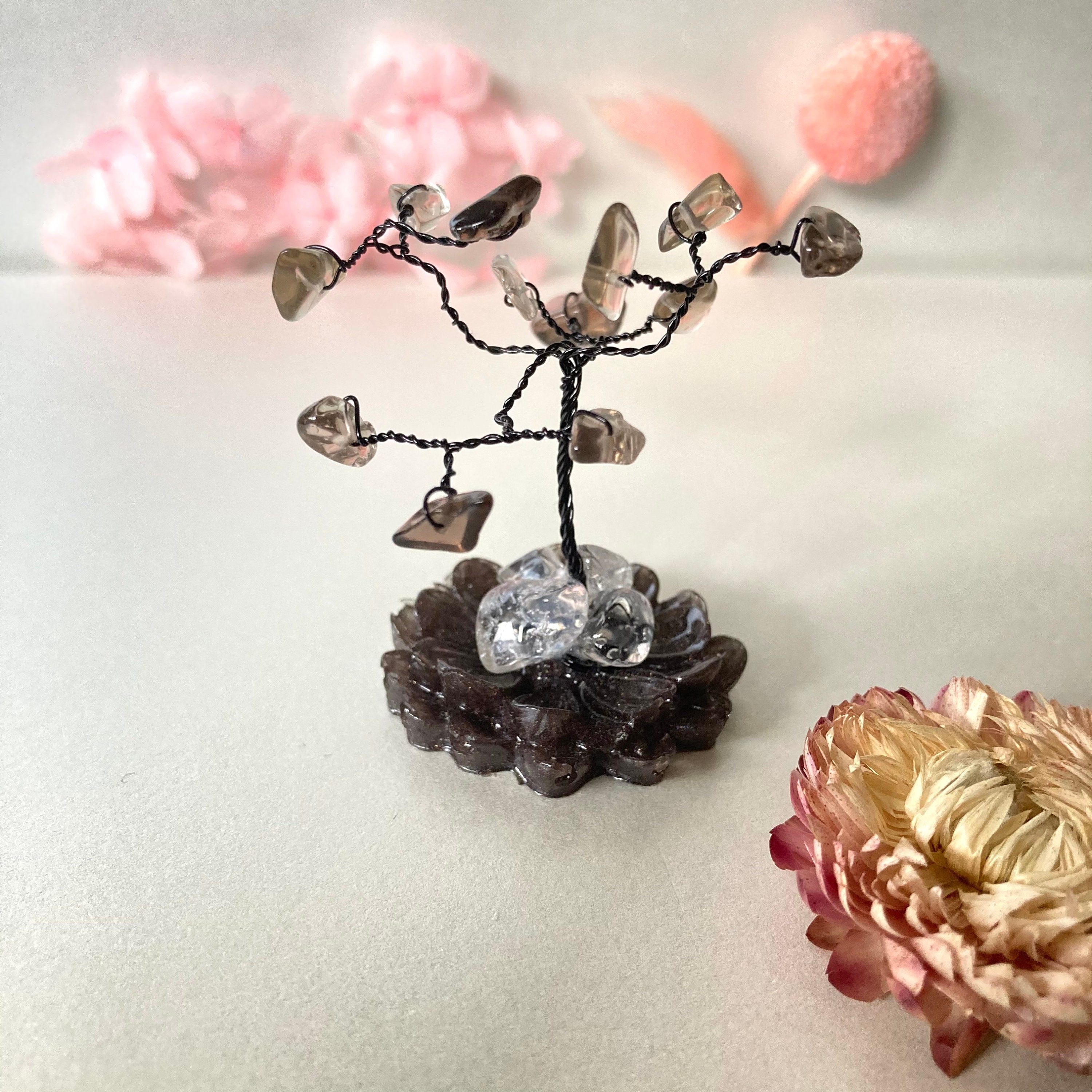 Multi Gemstone Tree Wire Wrapped Crystal Tree mini trees Etsy