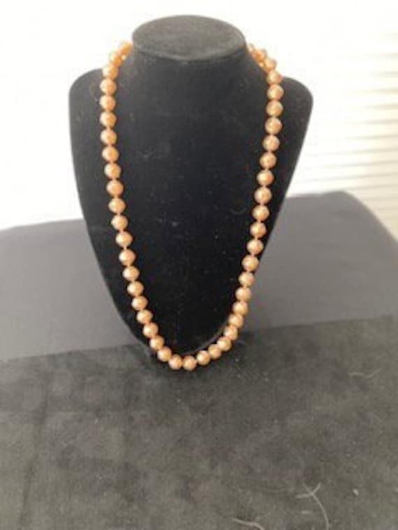 Gorgeous Pale Pink Pearl Necklace