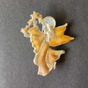 AAI signierte klassische Engel-Brosche