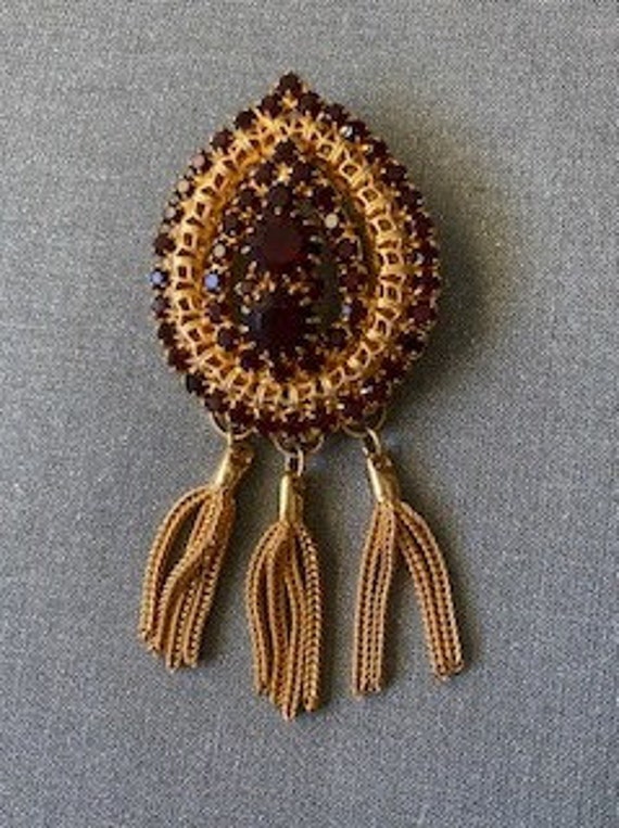 Rare Hobé Multi Strand Statement Necklace