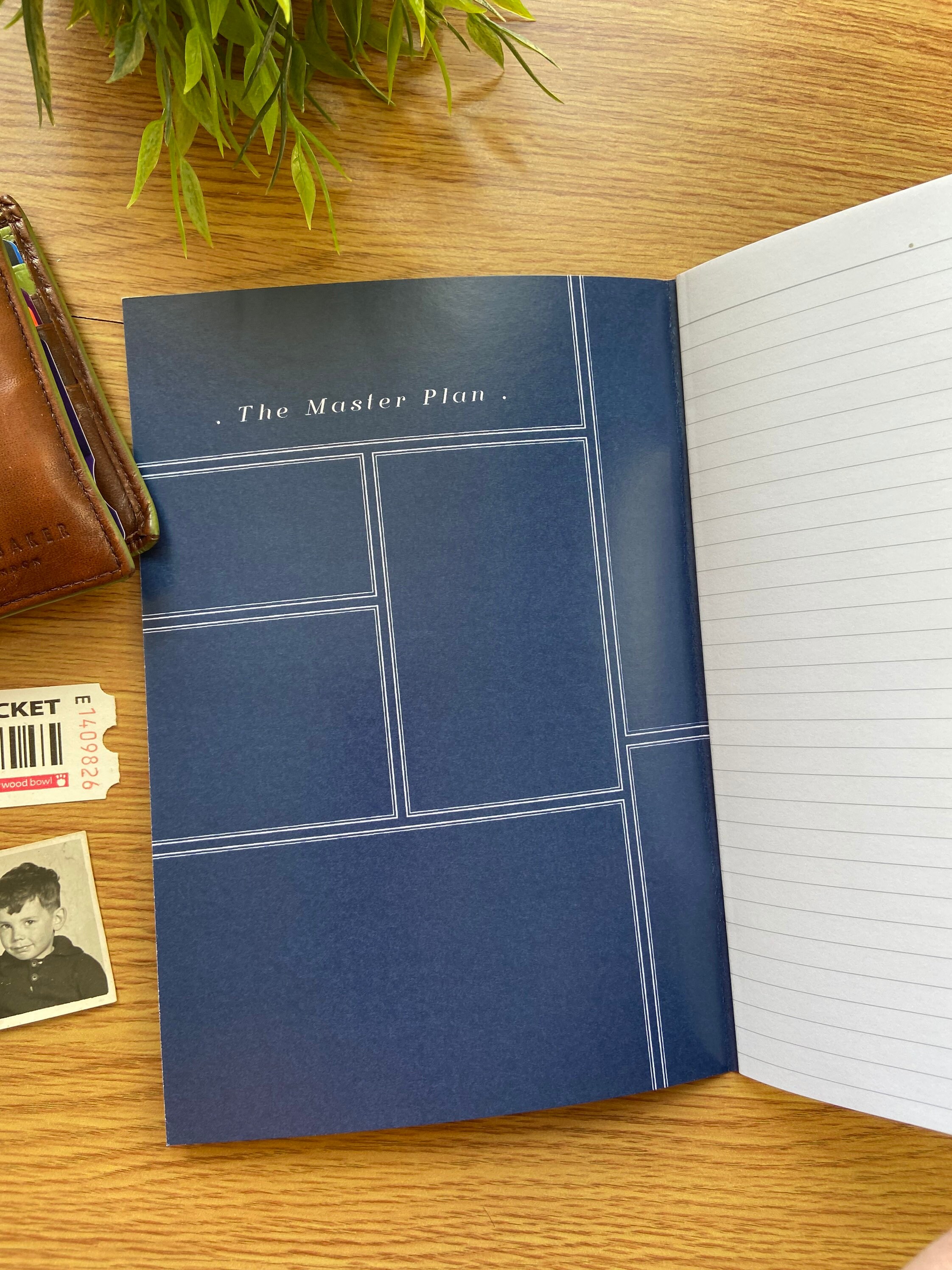 BLUEPRINT A5 LINED Notebook Pad 48 páginas Papelería Etsy