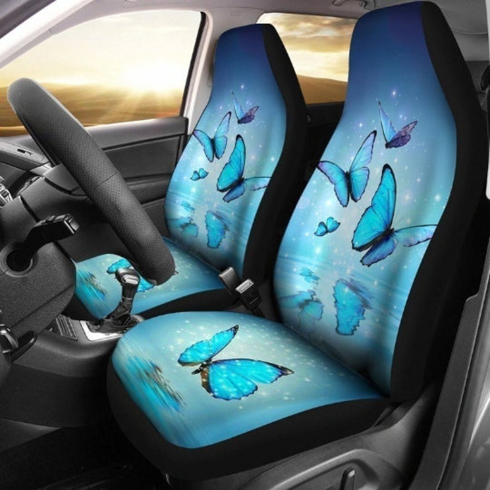 Butterfly Car Seat Cover Animal Car Accessory Car Seat Etsy