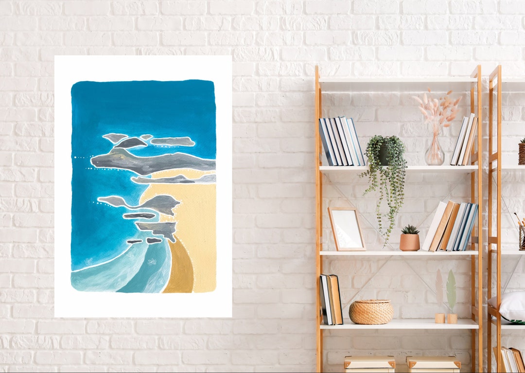 Snapper Rocks Art Work Snapper Rocks Fine Art Print & Original Artwork - Etsy