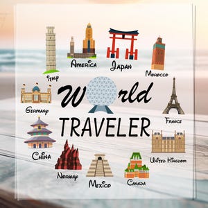 Disney Epcot World Traveler Dtf Transfer, Familienurlaub Dtf, Disney Gruppenreise Dtf, Disney Abenteuer Bereit zum Pressen Design, DTF Print Sheet