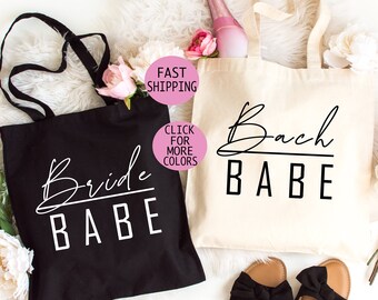 Personalized Bridesmaid Tote Bag, Bachelorette Party Favor