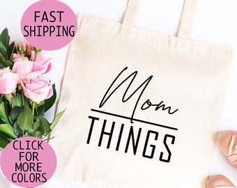 Bolsa de lona con cosas para mamá, regalo personalizado para mamá