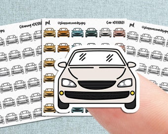 Oil Change Reminder Stickers: Car Maintenance Planner Stickers