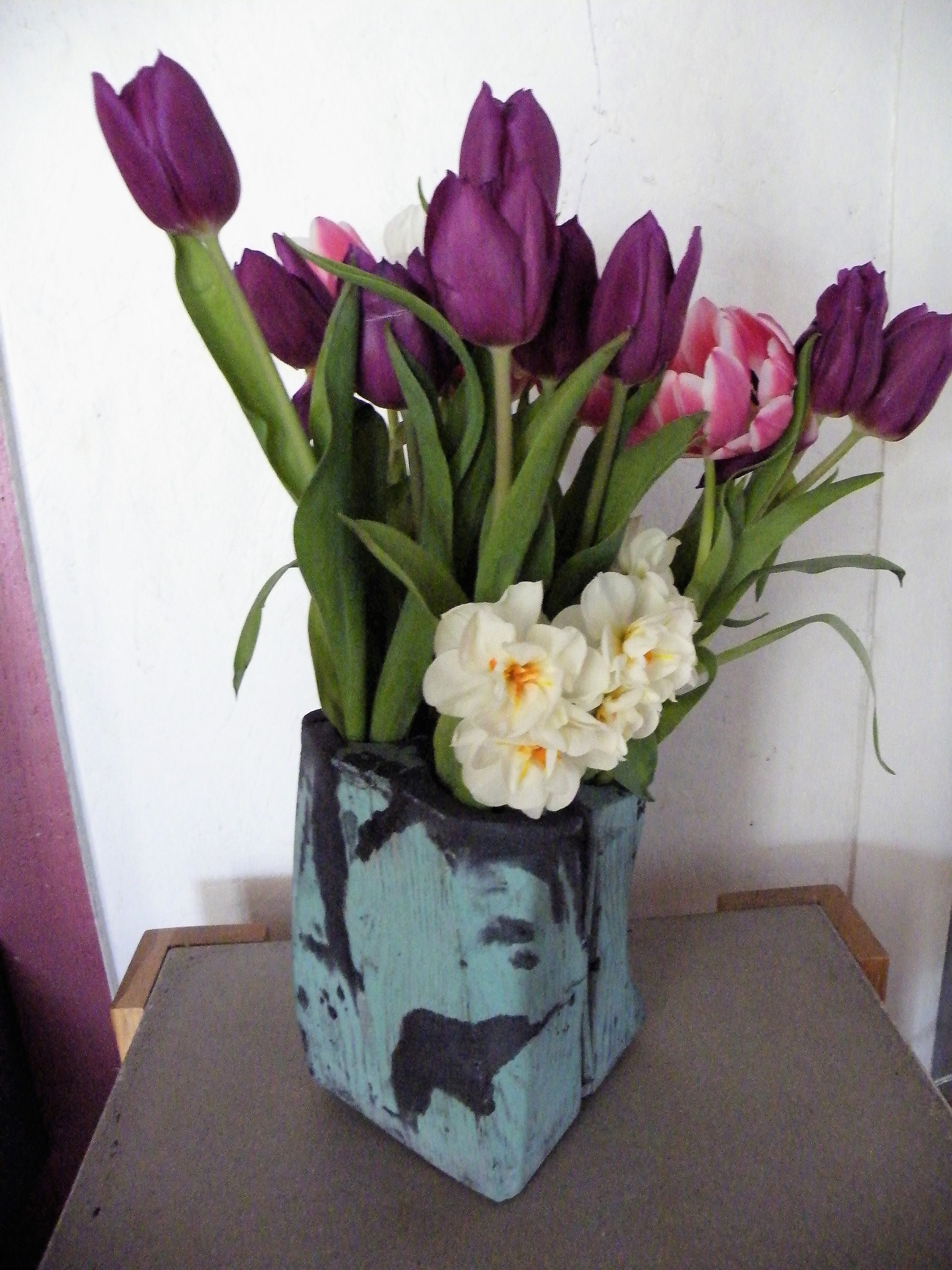 Vase Woodeffect en Béton