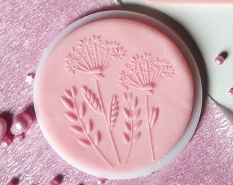 Anise embosser, cookie biscuit stamp, cake decorating, fondant icing.