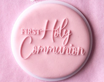 FIRST Holy Communion embosser, cookie biscuit stamp, cake decorating, fondant icing