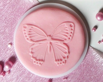 Luminous butterfly embosser, cookie biscuit stamp, cake decorating, fondant icing.