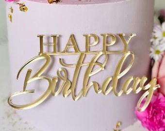 Cake Side Decor HAPPY Birthday | Cake Side Decoration Happy birthday | Birthday Decor | Party Decor