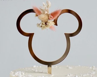 Cake Topper &quot;Mouse&#39;s Ears&quot; | Birthday Cake Topper | Decoration For Birthday Cake | Cake Topper For Children&#39;s Birthdays