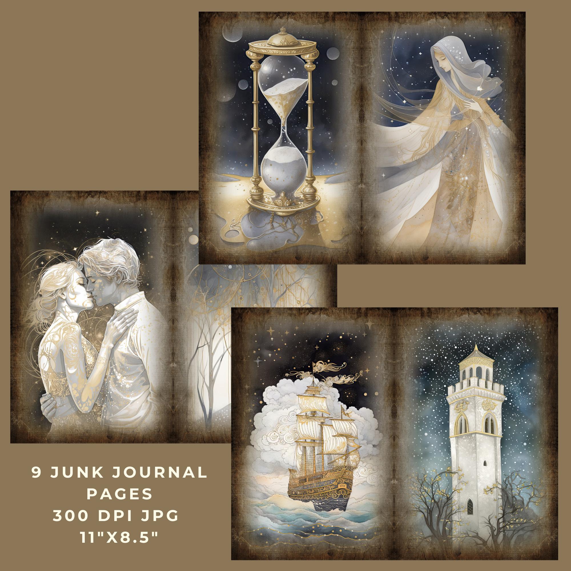 Fairytale Junk Journal Page, Mystical Digital Paper, Enchanted Pages ...