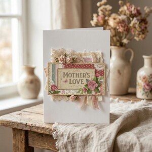 Mom Journal Phrases, Mother's Day Junk Journal Words, Shabby Flowers Mother Phrases, Mama Love Printable, Floral Ephemera, Digital Scrapbook image 5