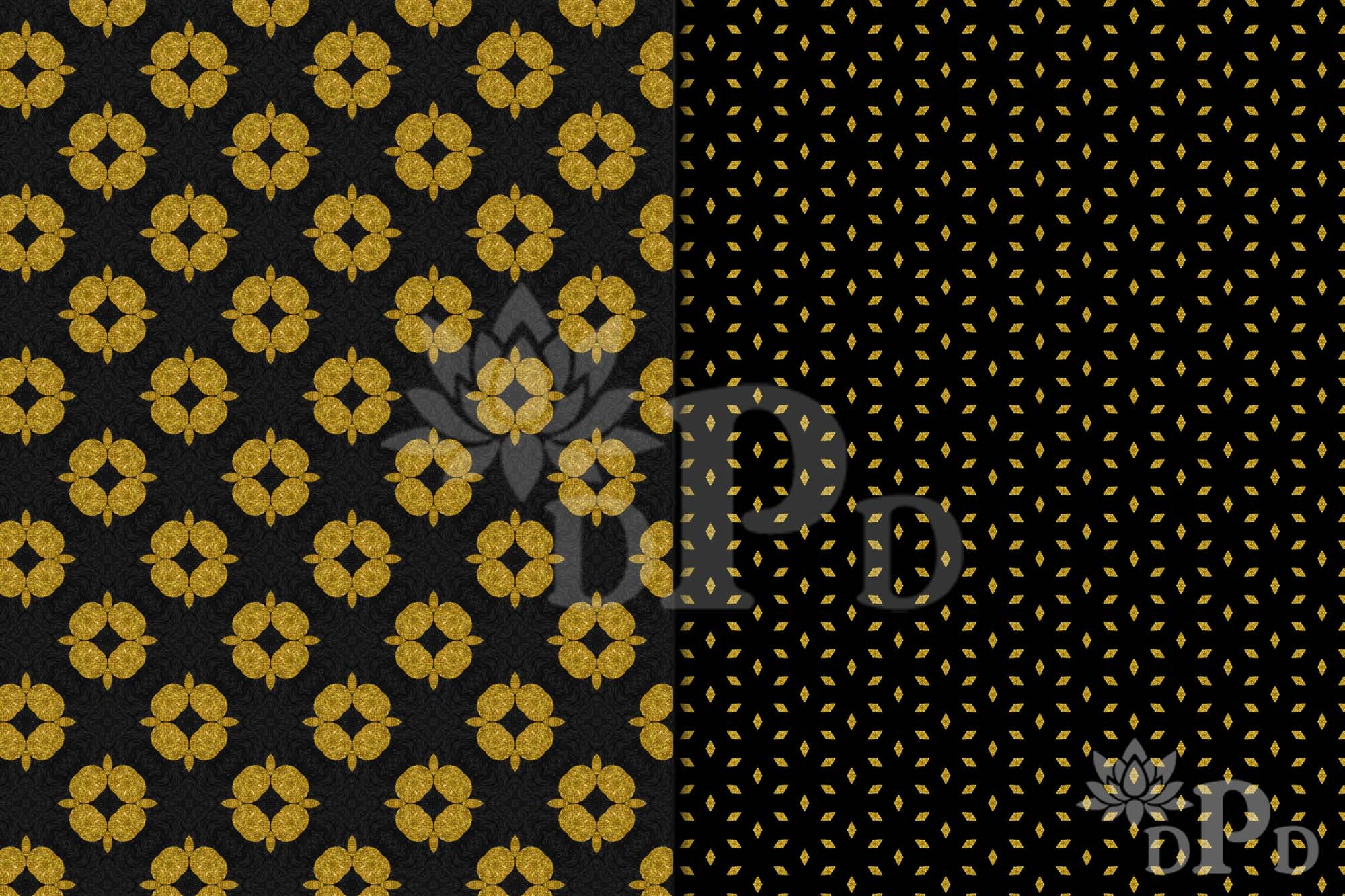 Gold Glitter Pattern Digital Paper, Printable Paper, Scrapbooking Paper ...