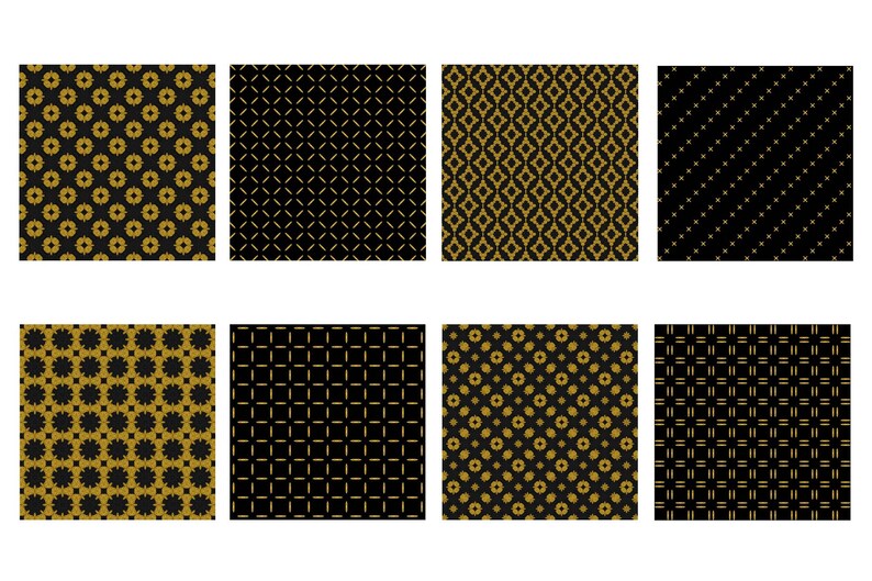 Gold Glitter Pattern Digital Paper, Printable Paper, Scrapbooking Paper ...