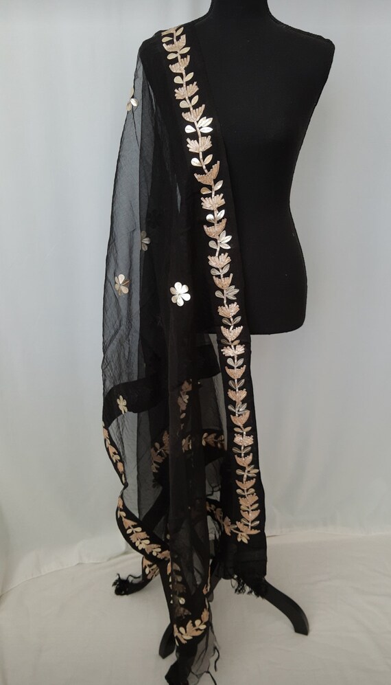 Soft cotton attractive dupatta with gota border on all sides