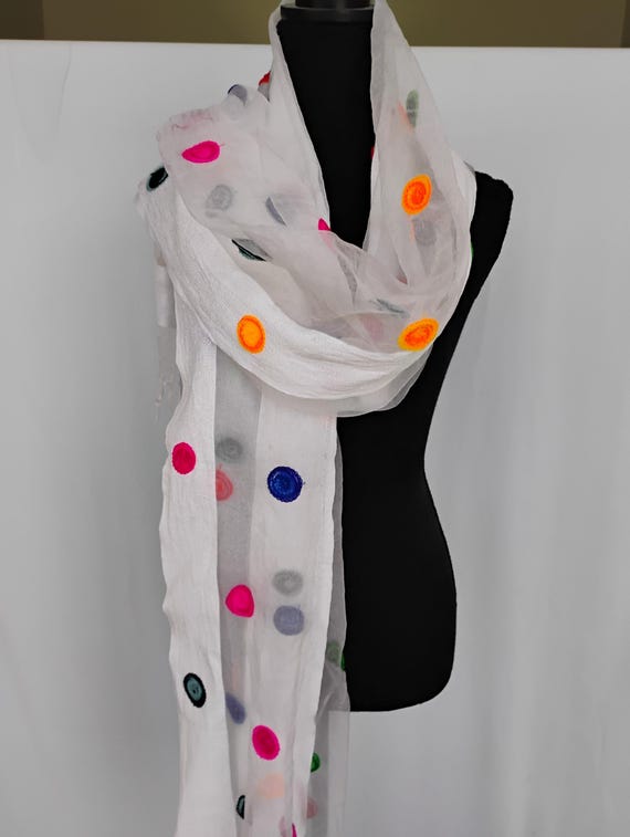 Organza cotton fancy attractive white dupatta