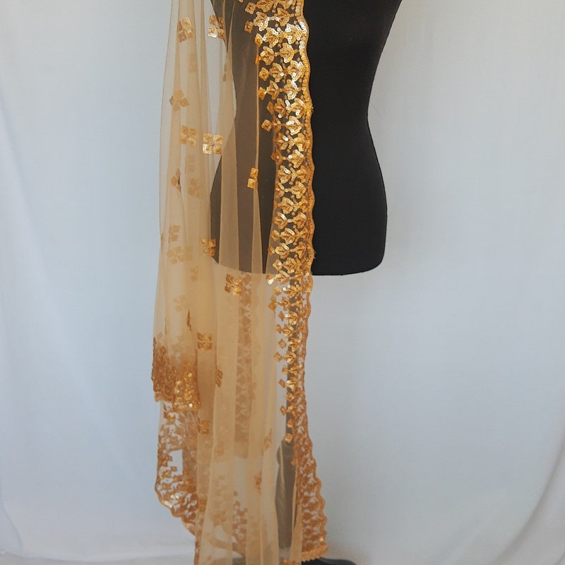 Yellow Printed Crushed Dupatta