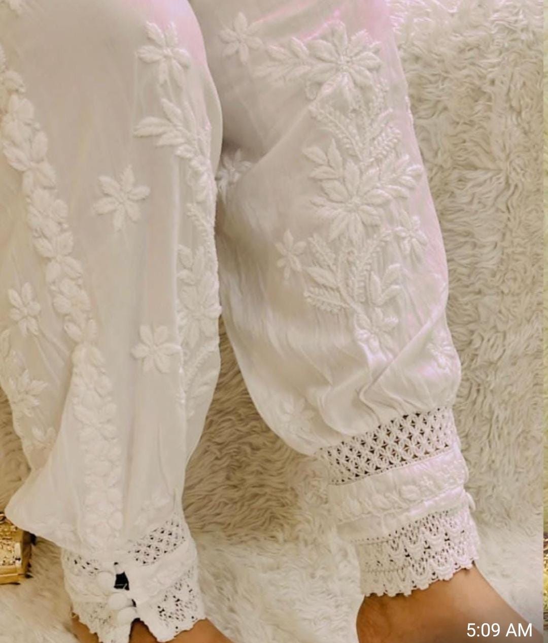Lucknow Chikankari Cotton - Etsy
