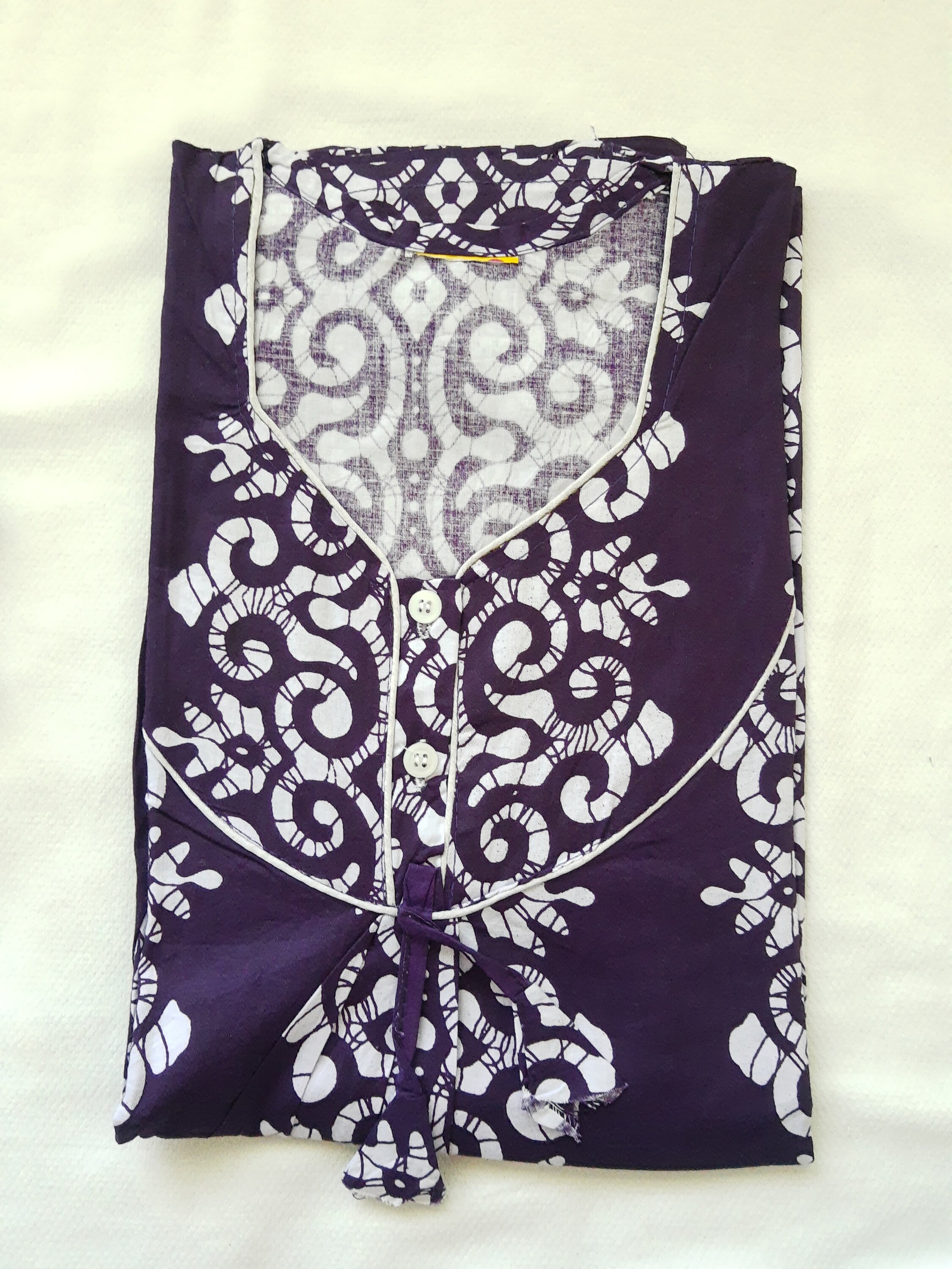 Cotton batik nighty sales
