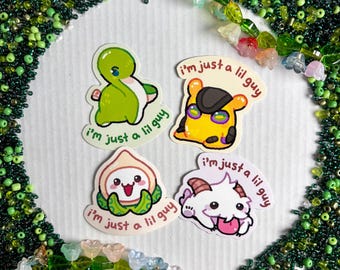 i'm just a lil guy - stickers