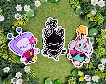 deltarune pikmin stickers