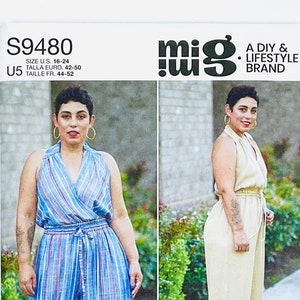 Simplicity 9480 - Misses&#39; Jumpsuit, Size (6-14 or 16-24) - Mimi G
