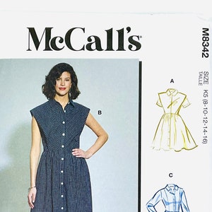McCall's Misses' Dresses Sewing Pattern Kit, Design Code M8312, Sizes Lrg-Xlg-Xxl