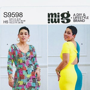 Simplicity - 9598 Misses&#39; Knit Dresses by Mimi G, Size (6-14 or 16-24)