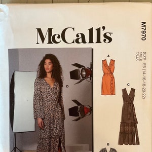 McCall's 7970 Sewing Pattern - M7970 Misses' Dresses, Size (6-8-10-12-14 or 14-16-18-20-22)