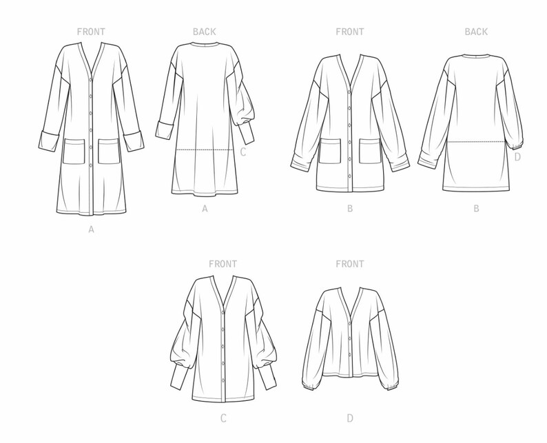 Simplicity 9373 Sewing Pattern S9373 Misses' Knit - Etsy