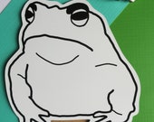 Angry Toad Car Magnet