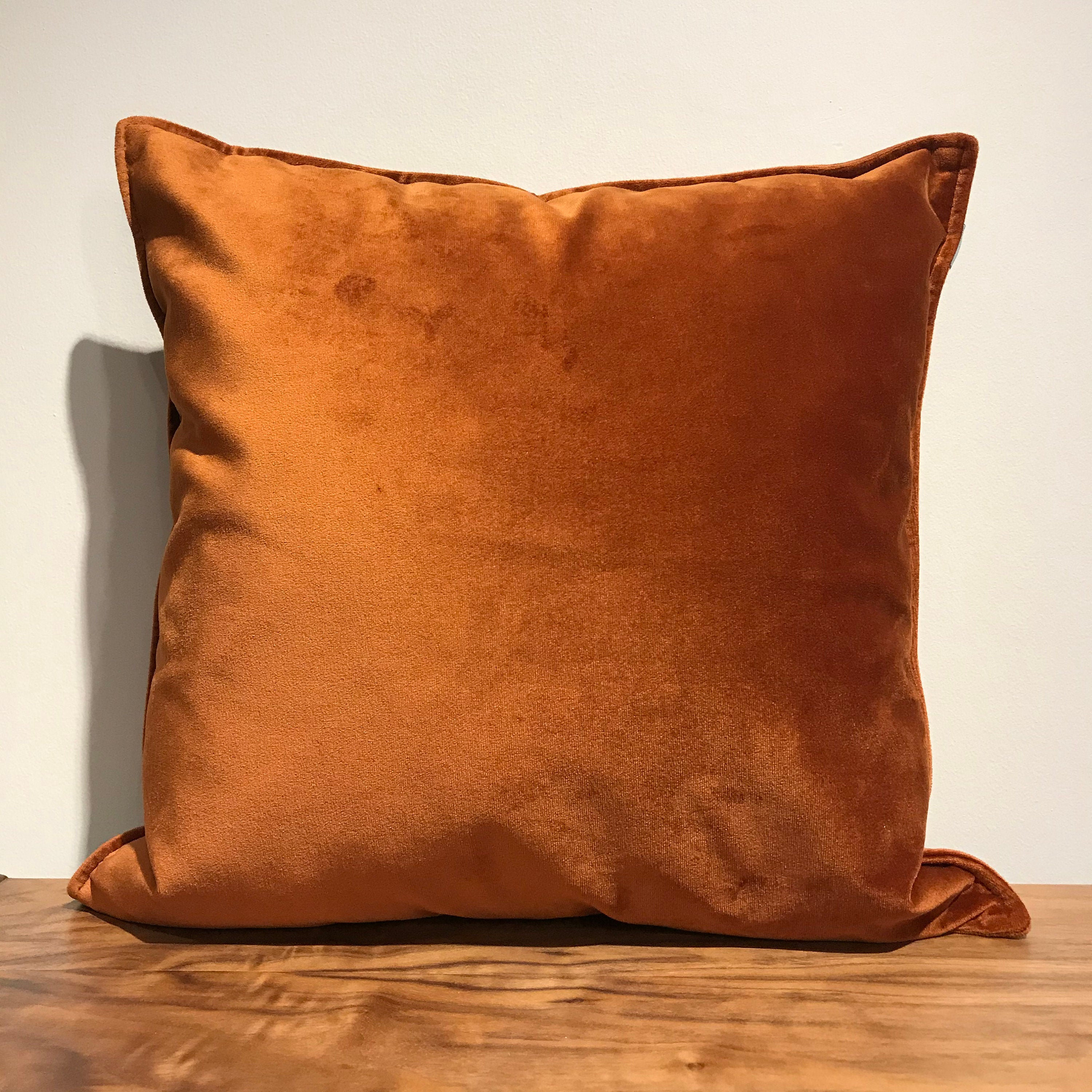 Copper Color Pillow Tile Color Pillow 45x45cm Decorative Etsy