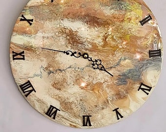 Handmade Decorative Resin Clock