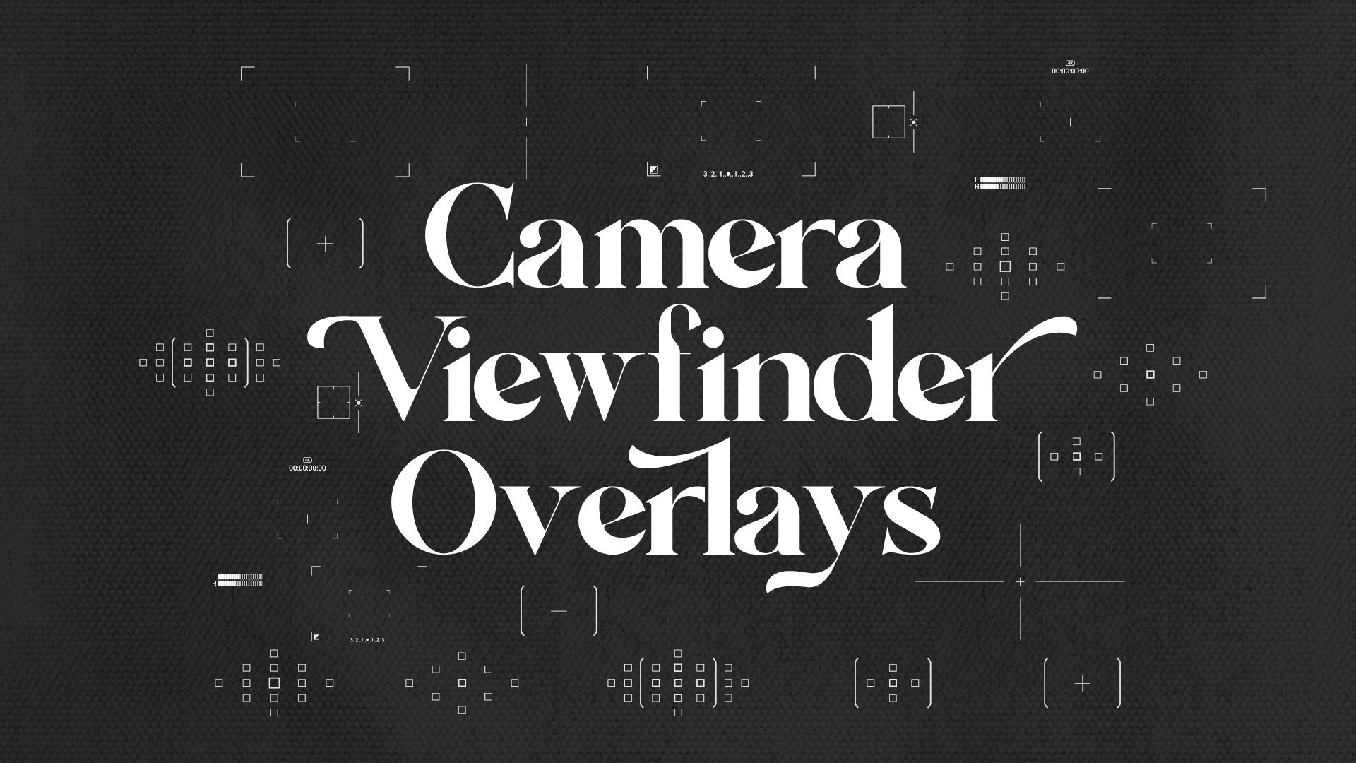Viewfinder Texture Camera Viewfinder Overlays, EVF Elements for Instagram, Eletronic ...