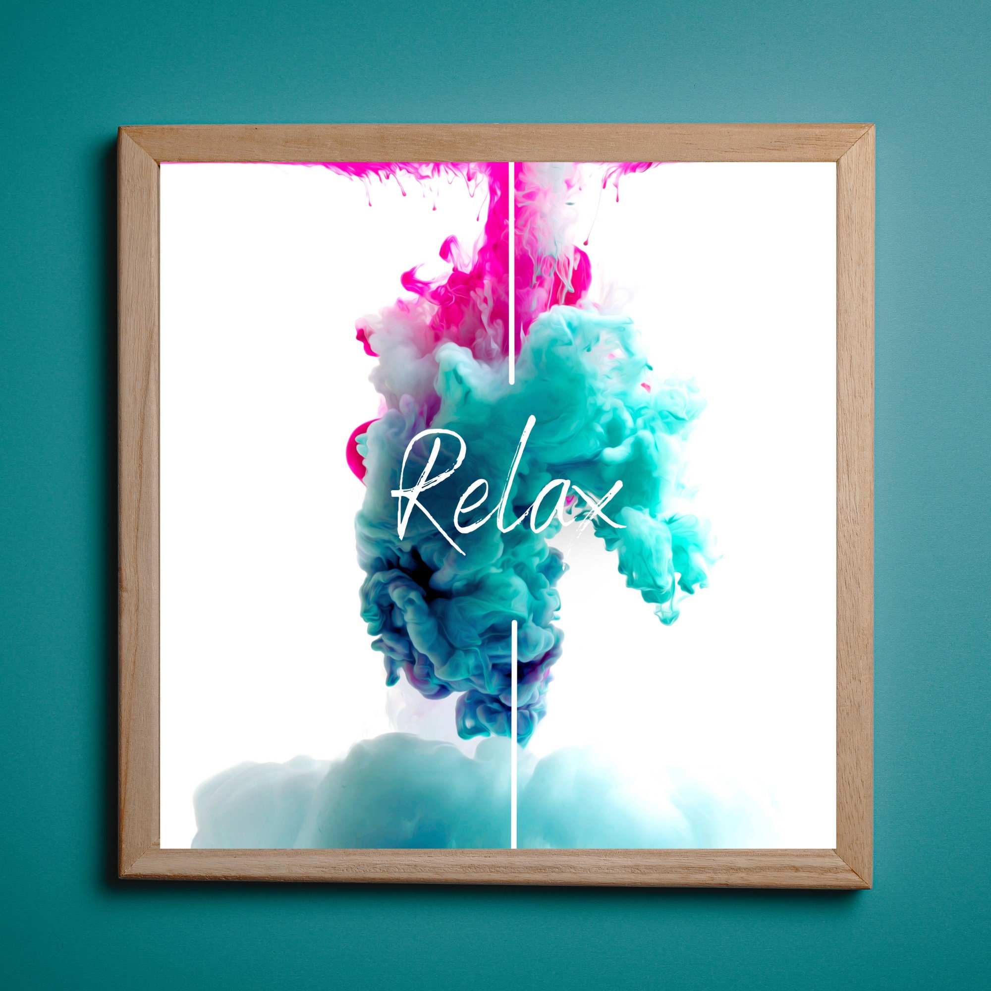 Relax Printable Wall Art Inspirational Quote Print Printable Wall Art ...