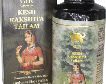 kesh rakshita tailam/Stimulates hair growth /Combats dry scalp and dandruff /Helps prevent and remedy heat and styling damage /